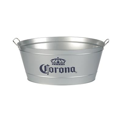 China Viable Hot Selling Wine Cooler Champagne Bucket Suppliers Beer Ice Bucket 5L Metal Ice Bucket With Handle for sale