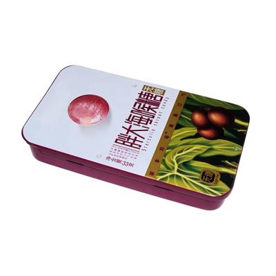 China Recyclable Slide Lid Tin Box For Empty Mint Or Candy Tin Packaging Box For Mint Candy Tin Box With Slide Lid for sale