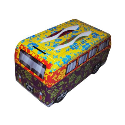 China Recycled Materials Tin Truck Manufacturer Truck Tin Box Gifts Candy Antirust Packaging Car Form Tin Box for sale