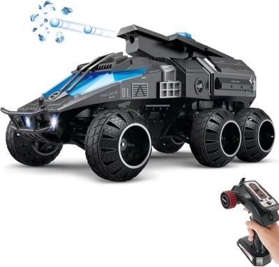 China Follow Me 2.4G radio electric boys 6-wheel drive space shooting water bomb tank RC mars detecting vehicles model remote control car toy for sale