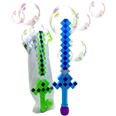 China Kids Funny Toy Themed Party Led Light Up Toy Sound Light Automatic Bubble  Sword Toys Saber Party Games Led  Bubble Pixel Sword for sale