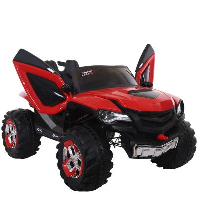 China Ride On Toy 2023   truck monster ride on children car 2 seats kids electric toys with remote control for sale