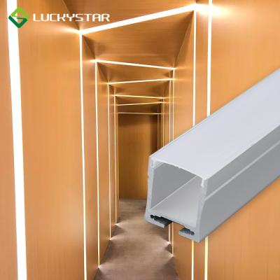 China Customized Light Aluminum Profile Strip Decorations LED Channel Aluminum Profile For Home Office Hotel Park for sale