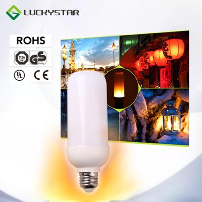 China theme park 3w led flame fire effect flicker bulb light e27 for sale