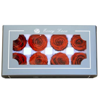 China Environmental protection green hot sale natural eternal preserved roses real 4-5cm A grade for gifts for sale