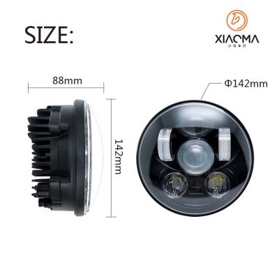 China OEM ODM Aluminum 5.75 Inch Round Led Headlight IP67 For Harley Motorcycle for sale