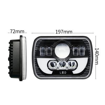 China Aluminum+PC+Lens Wholesale Led Sequential Headlights Jeep Compass 7 Inch Ip67 Waterproof On Sale for sale