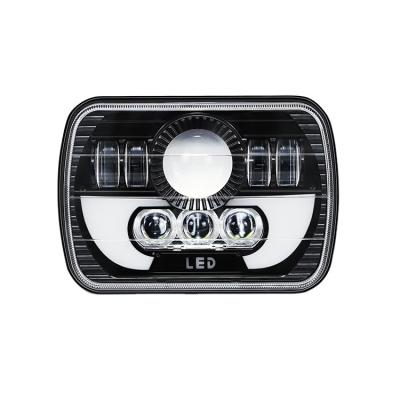 China Aluminum+PC+Lens Favorable Price Best Selling 2021 New High Quality Car Led Projector 5X7 Headlight for sale