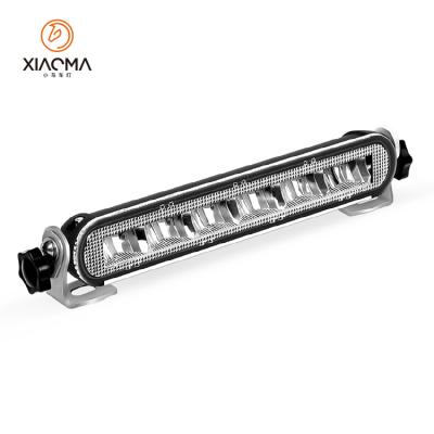 China PMMA+PC+Aluminum Single Row High Power 10 Inch Truck LED Work Light Bar For Car for sale