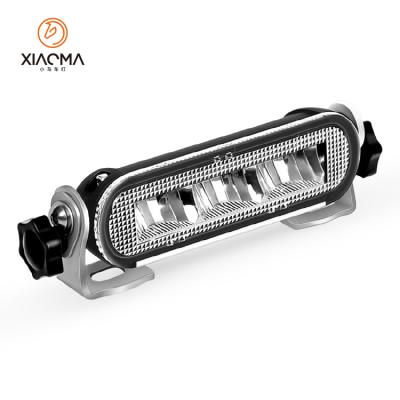 China 6 Inch PMMA+PC+Aluminum Single Row Led Light Bar Spot Light Super Bright Roof Light For Car for sale