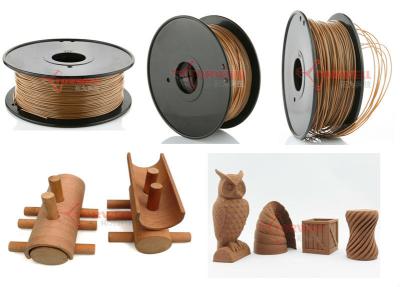 China 1.75 / 3mm 3D Printer Wood Extruding Material for MakerBot and 3D Printer UP TW - WOOD for sale