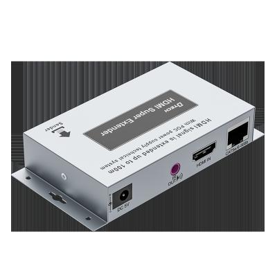 China Portable HDMI Extender Over IP Hdmi Adapter cat5 cat6 rx rj45 tx POC HDMI Extender 100m With IR for sale