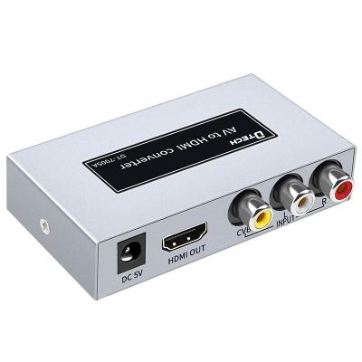 China Portable AV To HDMI Converter 1080P Convertidor HDMI Male To VGA Converter HDMI VGA Female Audio Video Adapter for sale