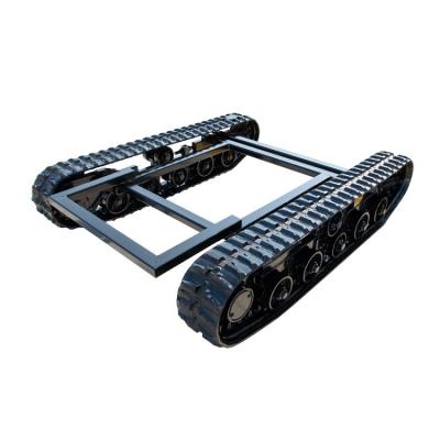 China custom mini crawler undercarriage frame/chassis china rubber undercarriage frame/track chassis for sale