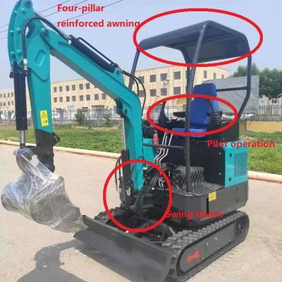 China Mini Hydraulic Crawler Excavator Machinery Amphibious Excavator Building Material Stores Construction for sale