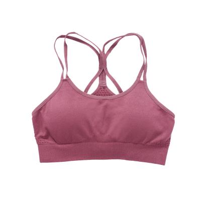 China High Quality Ultra Light Comfortable Breathable Yoga Sports Seamless Bra for sale