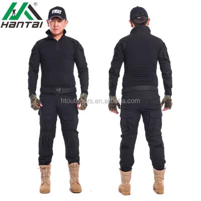 China Factory Promotion Anti-Static Frog Military Tactical Outdoor Black Suit for sale