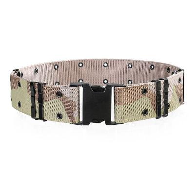 China Good quality durable nylon heavy duty camouflage tactical belt for sale