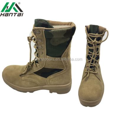 China Waterproof military shoes waterproof high army ankle boots for sale