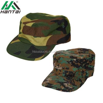 China COMMON Army Woodland Camouflage Fatique Tactical Hat , Round Soldier Hat for sale