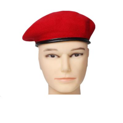 China breathable & Factory Direct Waterproof High Quality Wool Customized Military Beret Hats for sale