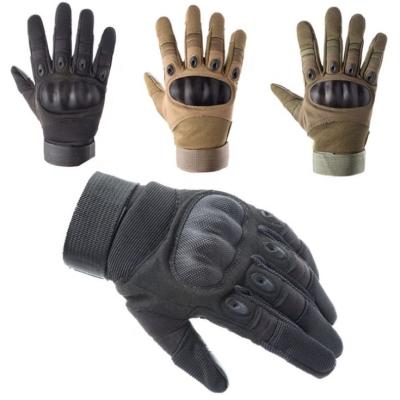 China Fingerless Factory Price High Protection Hard Shell Half Finger / Hand Military Gloves Made In China for sale