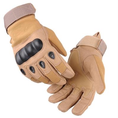 China Tactical Half Finger Military Gloves / Fingerless Army Custom Hard Knuckle Full Finger for sale