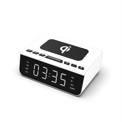 China 10 Meter Mini Portable Wireless Speaker Radio Digital Alarm Clock Competitive Price for sale