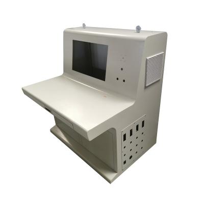 China Piano Type Cardboard Double Door Steel Floor Mount Console Electric Enclosures for sale