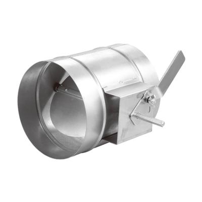 China Ventilation Local supplier round galvanized steel air duct regulating damper for sale