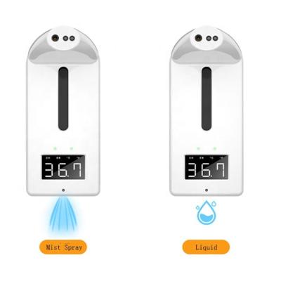 China Automatic Foam Soap Dispenser Bathroom Kitchen Sensor With Stand High Temperature Detect Liquid And Spray Soap Dispenser for sale