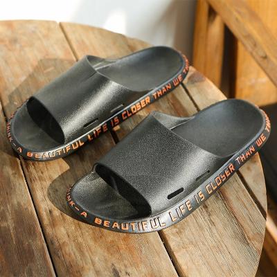 China CUSHIONING men's and women's fashion slippers summer trend Korean couple shoes indoor and outdoor home wear beach sandals for sale