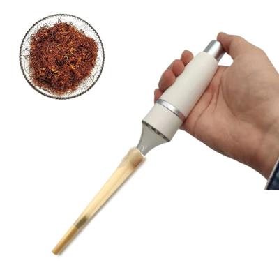 China Newest Type Modern Herb Grinder Spice Grinder Aluminum Alloy Tobacco Shredder Push Smoking Accessories Removable Cleaning Handheld for sale