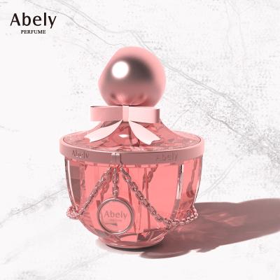 China Abely New Design 100ML Perfume Bottle Cosmetic Wholesale Transparent Luxury Empty Glass Arabic Perfume Bottle for sale