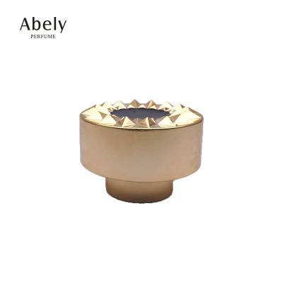 China China plastic factory custom design luxury acrylic plastic pp lids perfume bottle crimp perfume cap for sale