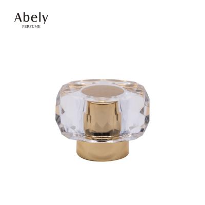 China Perfume Custom Decorative Perfume Capsule Cap Square Acrylic Perfume Cap Lids for sale