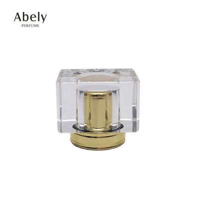 China Non Spill Professional Customization Wholesales Adjust Acrylic Perfume Cap Clear Perfume Lids for sale