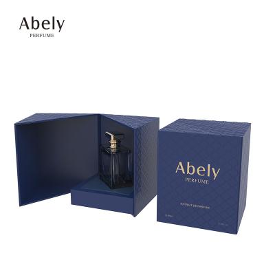 China Handmade High Quality Color Card Printing Paper Box Custom Design Empty Paper Bottle Magnet Packaging Luxury Perfume Box for sale