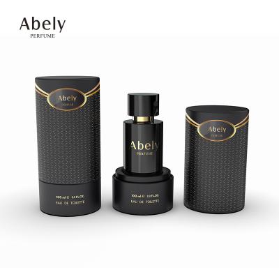 China Handmade Makers Custom Design Round Perfume Box Luxury Cardboard Perfume Box Cylinder Perfume Rigid Box for sale