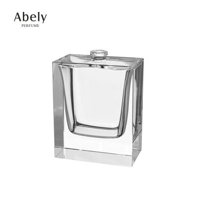 China Factory Wholesale Custom Design 50ml 100ml Glass Cosmetic Perfume Bottle Transparent Empty Perfume Bottle for sale