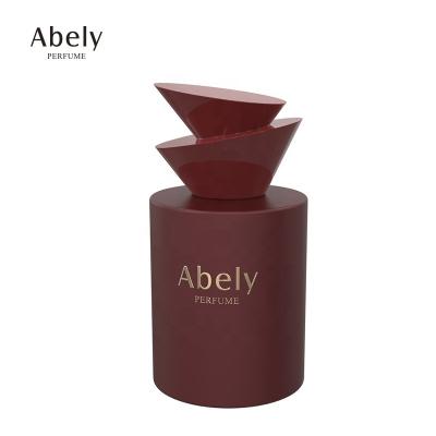 China Abely Cosmetic Supplier New Design Cylinder Perfume Glass Spray Bottles Decorative 50mL Perfume Bottle For Sale for sale