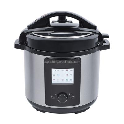 China Eco-Friendy Gaotong Intelligent Smart Touch Digital TFT Electric Pressure Cooker With CE ETL Certificate for sale