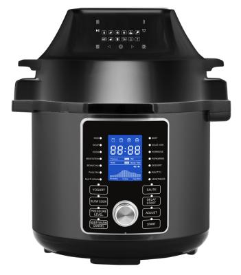 China Smart Hotel 06A 2-in-1 Pressure Cooker and Air Fryer Exchange Pot Electric Cookers for sale