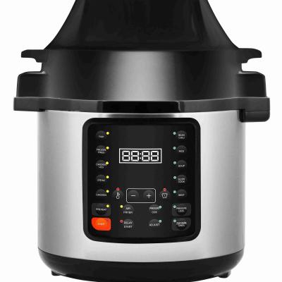 China Smart Hotel 06C1 2-in-1 Pressure Cooker and Air Fryer Exchange Pot Electric Cookers for sale