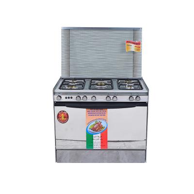 China Inch 5 Burner Traditional 36 Stove Free Standing Oven Gas Cooker for sale