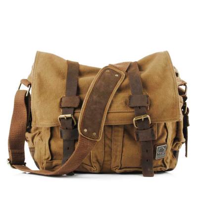 China With Removable Divider Mens Camera Bags Messenger Shoulder Crossbody Canvas Bag For Camera With Removable Divider for sale