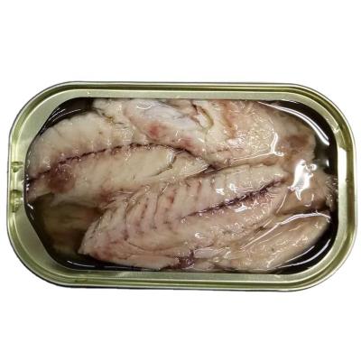 China High quality canned canned mackerel fillets in oil 125g, 160g, 170g for sale