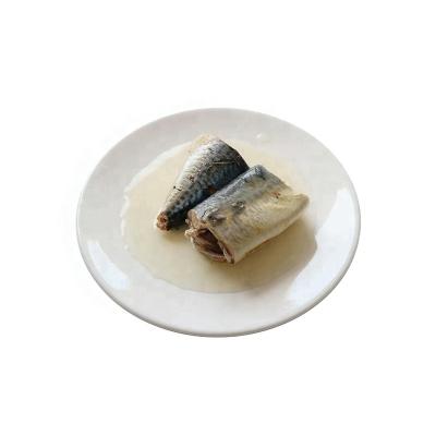 China 425g canned canned fish mackerel in brine with halal kosher approved factory price for sale