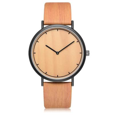 China Non-specific hot sale men's elegant vintage watch alloy case quartz movement wood watch for sale