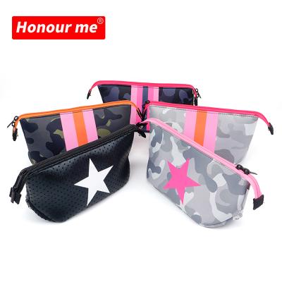 China 2021 HOT SALE STYLE WOMEN neoprene cosmetic bag NEW NEOPRENE COSMETIC BAGS CUTE LADIES MAKE UP MINI BAG NEOPRENE WOMEN BAGS for sale